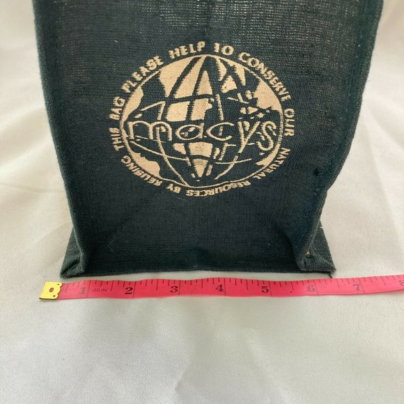 RARE Macys Reusable Canvas Shopping Bag Vintage - Picture 9 of 10